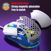 Wired Mouse Ergonomic RGB Backlit Adjustable DPI Programmable Keys 4.9ft