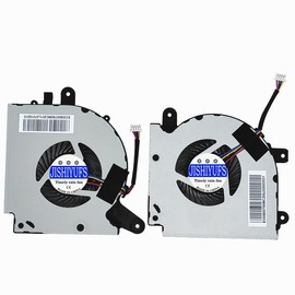 JISHIYUFS New CPU + GPU Cooler for MSI GF75 Thin 9SC-027 GF75 8RC GF75 8RD GF75 9SC GF75 9SD MS-17F3 MS-17F2 MS-17F1 Series PAAD06015SL N416 PAAD06015SL 015SL SL NR. 415 DC 5V 0.55A