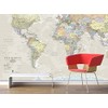 World Map Classic Mural 4-sheets