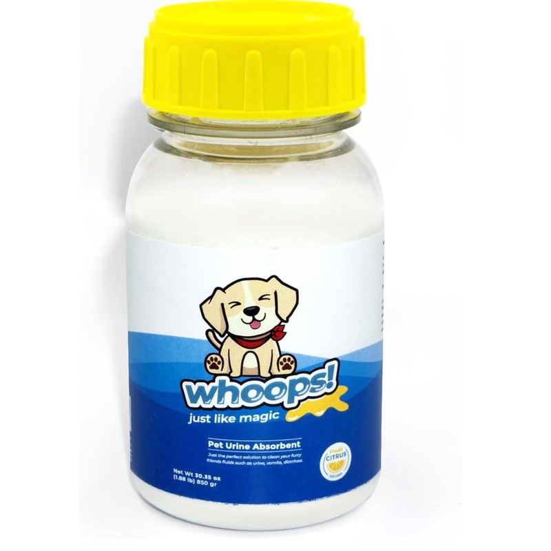 Whoops! Pet Urine Accident Cleanup Kit, Includes Powder (29.98 oz),