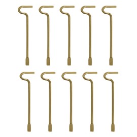 Bedroom/Bathroom Emergency Keys Compatible with Kwikset Interior Levers and Knobs - 10 Pack