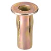 sourcing map Multi-Grip Rivet-Nut, M8 Pre-Bulbed Shank Carbon Steel Color-Zinc-Plated