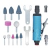 Air Die Grinder Kit With 1/4 and 1/8 inch Collets,