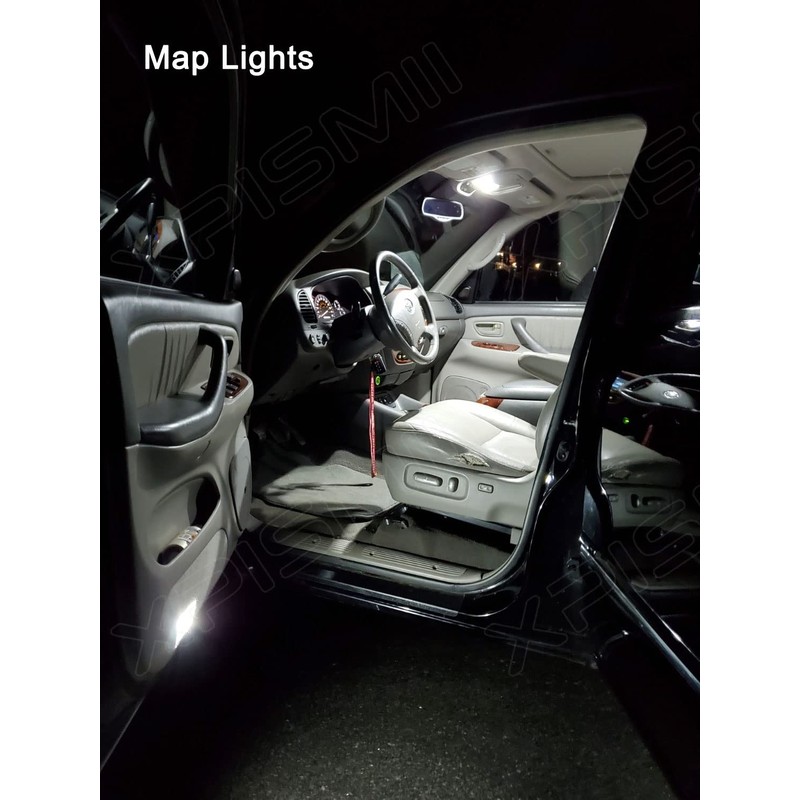 Xpismii 18 Piece 6000K White Expedition LED Interior Light Kit