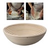 Round Bread Proofing Basket with Liner Cloth Dough Rising Rattan