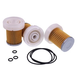 IEQFUE 3PCS Fuel Filter with O-Ring 31A6200317 6A320-59930 6A320-59950 6A320-59940 Compatible with Mahindra 2216 2415 2516 3316 Kubota B Series, M Series, RTV Series, M Series