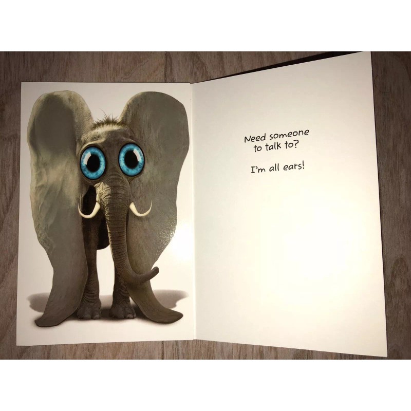 Twisted Whiskers Greeting Card w/ Envelope