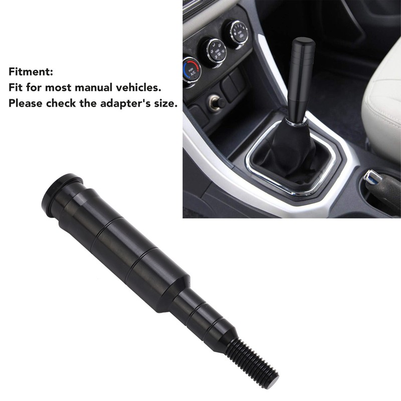 Gear Shift Knob Lever Smooth Operation Aluminum Car Transmission Shift