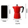 150ml Moka Pot Uniform Heat Distribution Aluminum Stovetop Moka Coffee