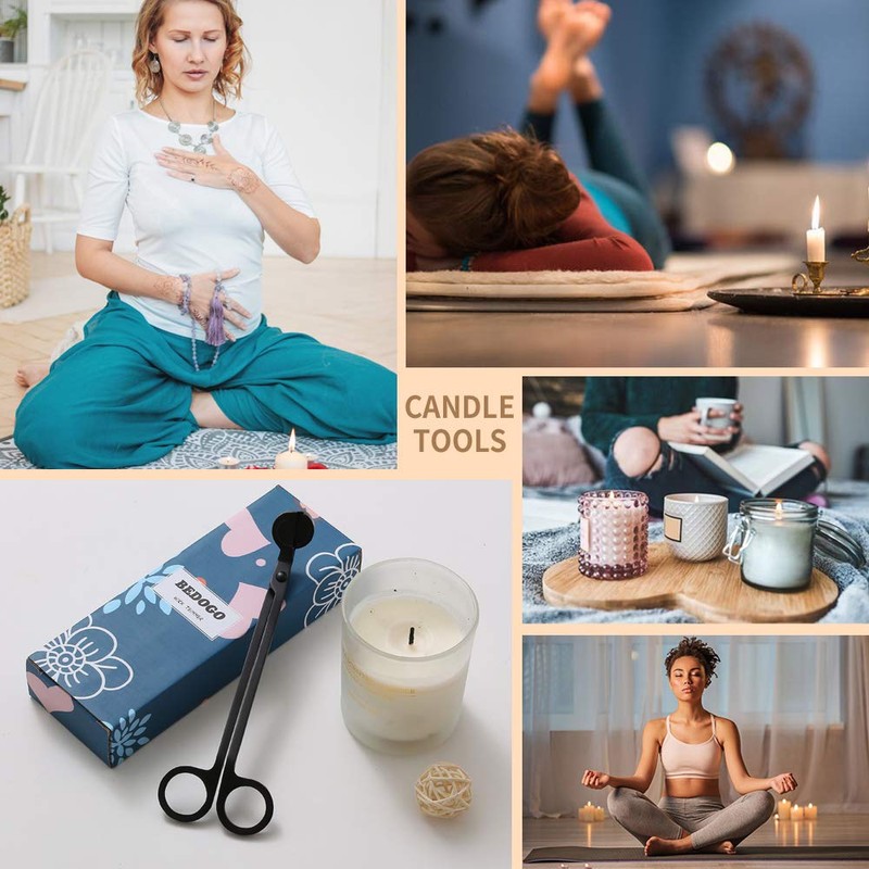 BEDOGO Candle Wick Trimmer - Wick Cutter - Elegant Gift