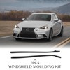 75551-53020 Front Windshield Moulding Kit Compatible with Lexus IS250 IS350