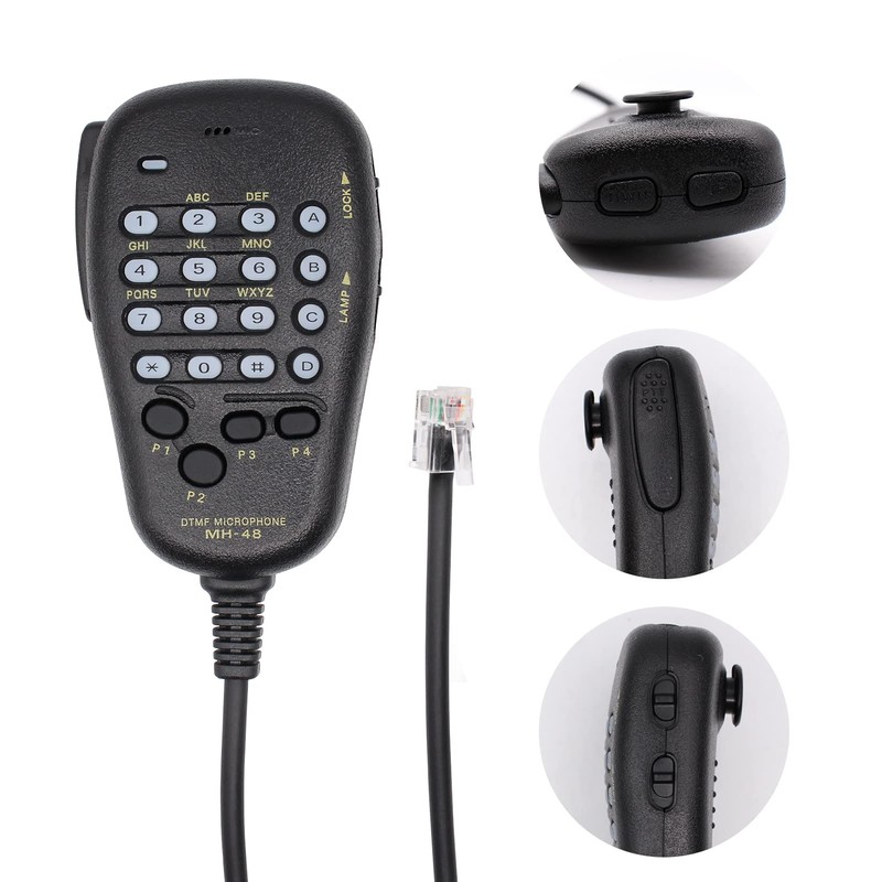 Aimtobest 6 Pin MH-48 MH-48A6J DTMF Microphone Compatible for YAESU