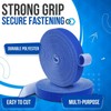 TNP Hook And Loop Tape Strap Cable Ties Fastener (Blue)