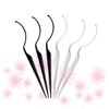 OHPHCALL Make-up Eyelash Grafting Tool Set 6pcs Fake Lashes Display