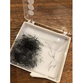 LASH BY HOLLY 3D PREMADE (HAND MADE) FAN LASHES (500 FANS/TRAY) FOR EYELASH EXTENSION, C CURL AND D CURL, 0.07 THICKNESS, LENGTH FROM 9MM-15MM (12mmD)