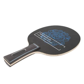 Table Tennis Blade, Black Poplar Pong Paddle Board Long Handle Horizontal Table Tennis Blade Super Lightweight for Both Children and Adults