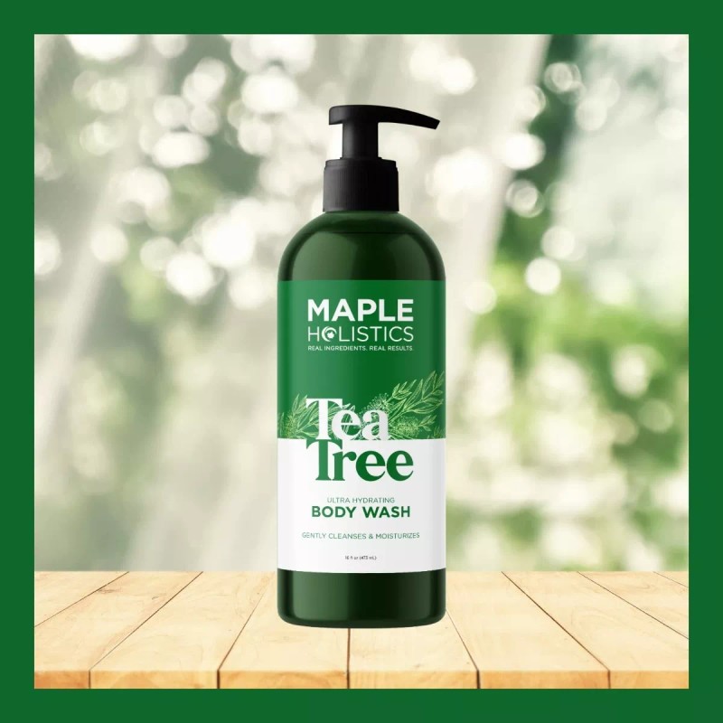 Maple Holistics Jabón Corporal De Aceite Árbol De Té Para