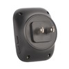 Black Self Powered Wireless Doorbell No Wiring Punching Outdoor Welcome