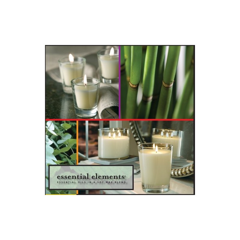 CANDLE-LITE Essential Elements 9-Ounce Boxed Jar Candle with Soy Wax,