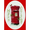 Bothy Threads Christmas Post Counted Greeting Card 9x13.3cm DWCDX46