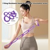 7 Ring Adjustable Loop Resistance Bands for Working Out Walk