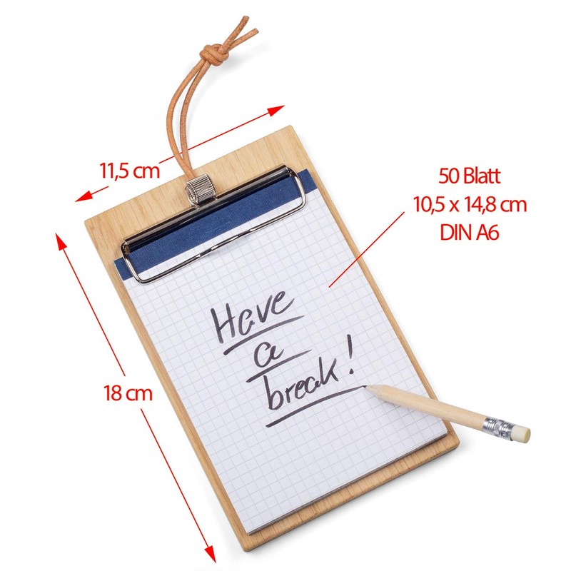 corpus delicti :: Clipboard Small Solid Wood (Oak) 11.5 x