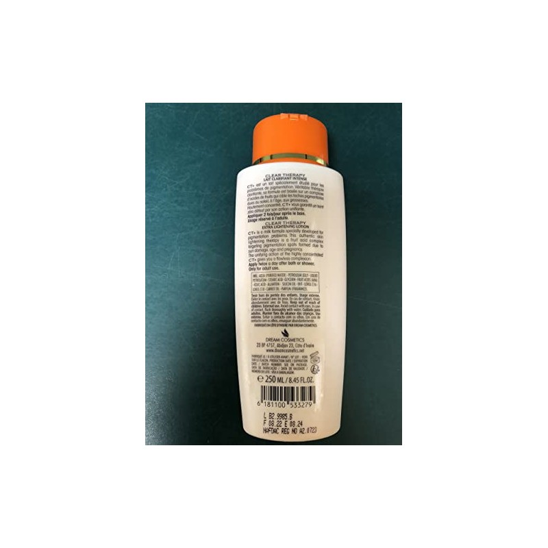 CT+ Clear Therapy- Loción Aclarante Extra con Aceite de Zanahoria