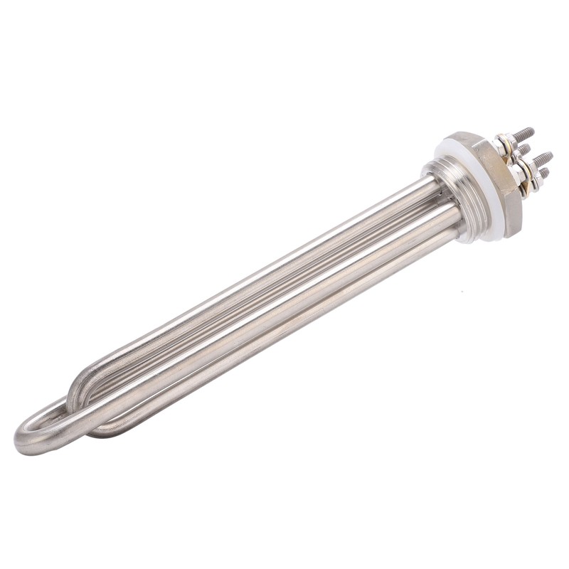 Immersion Water Heater Stainless Steel 1"NPT Thread Portable Quick Heating