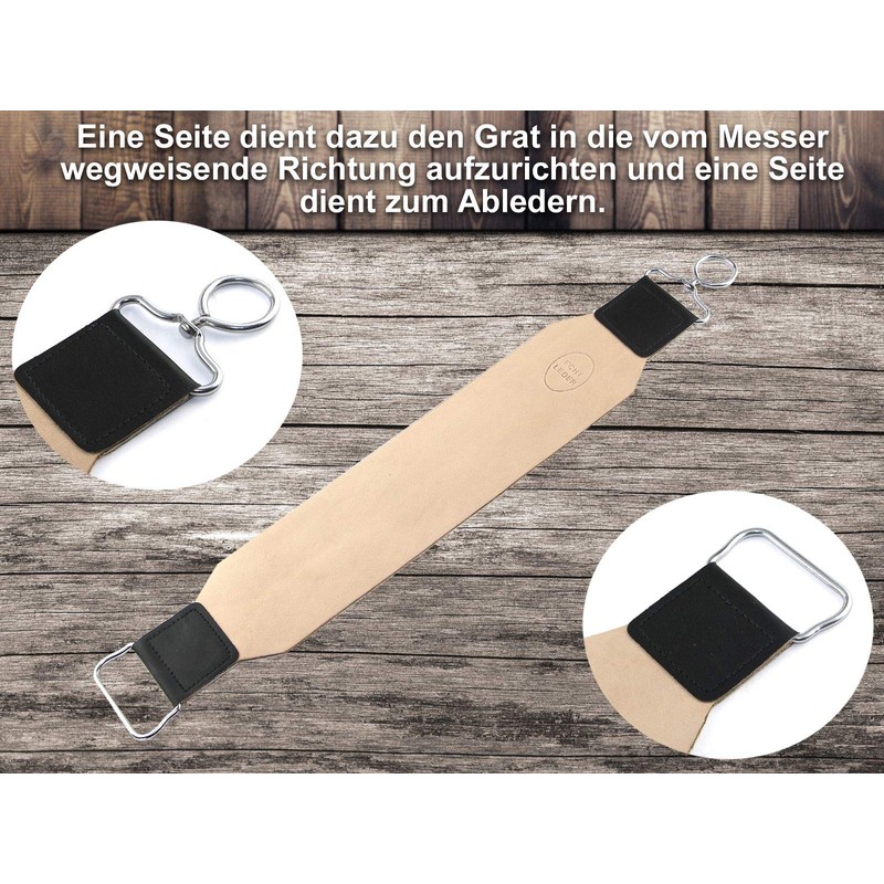 Strop Removal Leather Extra Wide Design Genuine Leather Made of