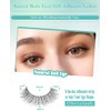 Pestañas autoadhesivas de aspecto natural, pestañas postizas impermeables para principiantes,