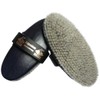 Horse brush -Fellglanz- dense white horsehair from Haas for Markgraf
