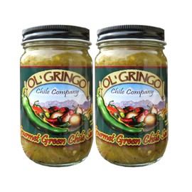 Ol' Gringo Chile Company Green Chile Sauce, Hot Heat (2 Pack)