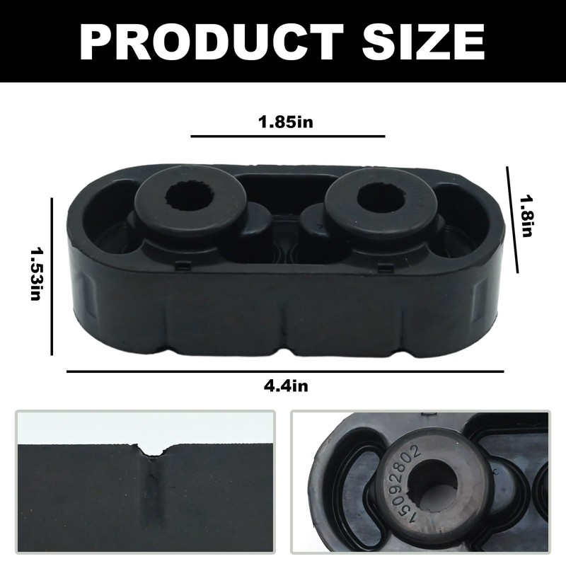 laffoonparts 15092802 Exhaust Rubber Hanger Insulator 2Pcs Replacement for Silverado
