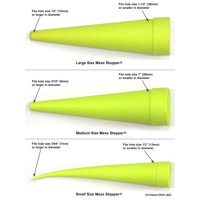 Mess Stopper™ Universal Oil Service Rubber Plugs and Caps Kit,