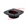 hobbyhub 4pcs Marine Flush Pull Door Handle, Black Nylon Square