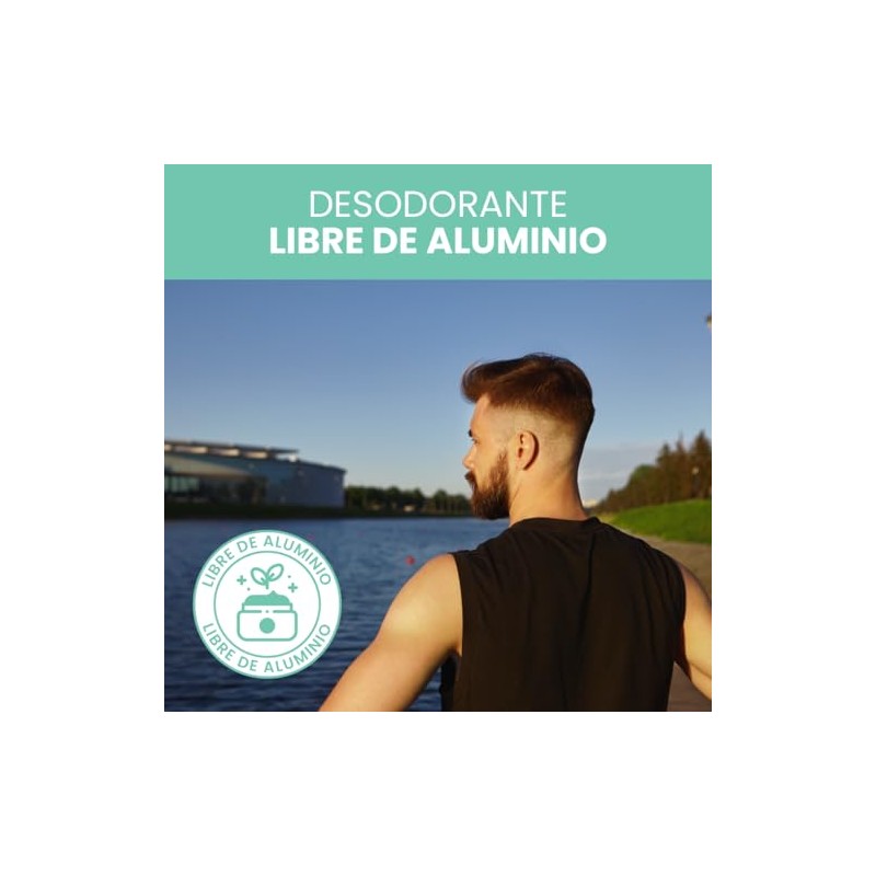 Naturaldry Men Intense Pack Desodorante Barra Natural Hombres Deportistas Aroma