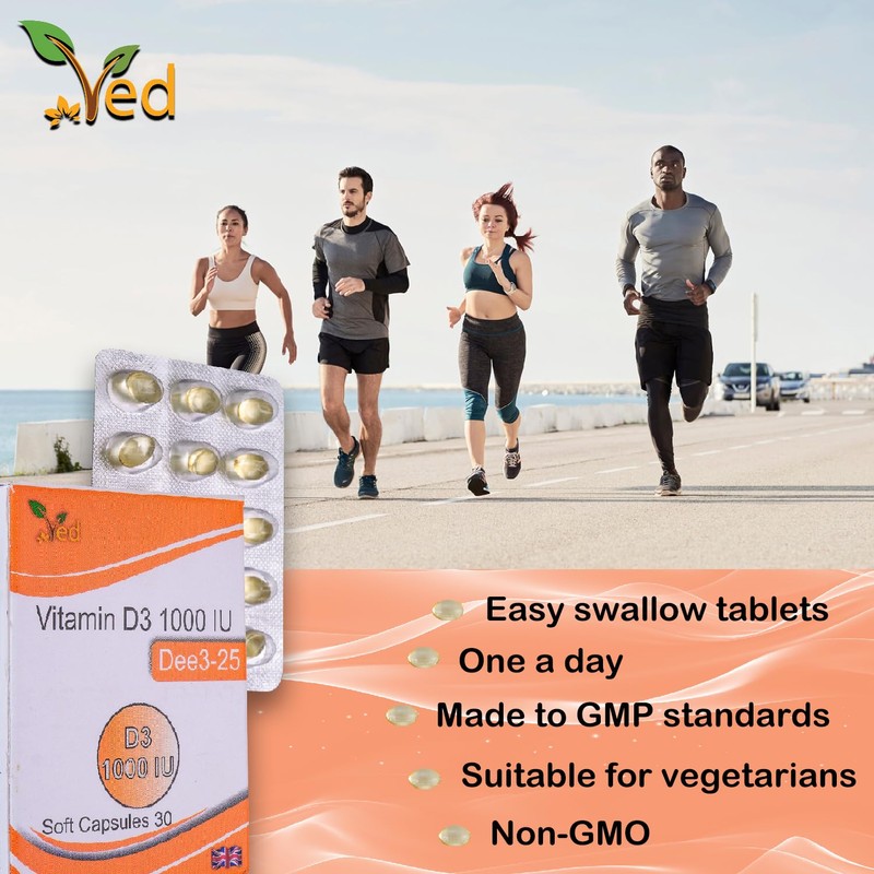 VED Vitamin D3 1000 IU SOFTGEL | 30 Days Supply