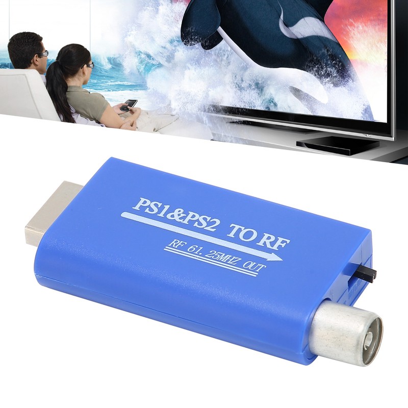 For PS1/2 to RF Adapter TV RF Signal Conveter for