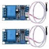 YINETTECH 2 Pieces XH-M131 Light Sensitive Resistance Module 12V Light