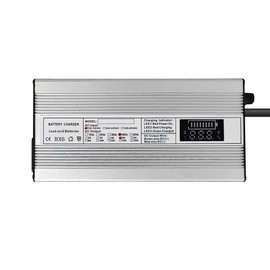 Abakoo 48V 5A Battery Charger for Yamaha Golf Cart G19 G22, with 2 Pin Plug, LED Display, 48 Volt 5 Amp