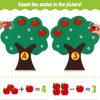 MAGICLULU Felt Apple and Number Tree, Kids Math Numbers Counting