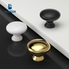 Banqin 30 Pack Black Cabinet Knobs Kitchen Dresser Knobs Round