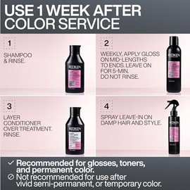 REDKEN- Tratamiento Acidic Color Gloss|Tratamiento activador de brillo intenso y protección de color| Acondicionamiento profundo para cabello teñido|Con aceite de albaricoque y Ácido Cítrico |237ml
