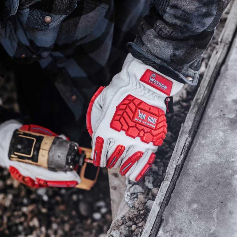 Watson Gloves Van Goat Winter Lined Work Gloves - Water