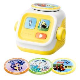seedpace Screen-Free Story Player for Kids: Audio Machine with 3 Interactive Buttons, 3 Story Cards with 120 Stories, Christmas/Birthday Gift for Boys and Girls, Learning, Travel, Bedtime Companion
