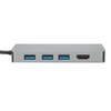 Hub Adapter TypeC to HDMI Cable VGA Converter USB B0504