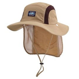 SLINX XM30 Baby Hat, Kids, Sunscreen Cap, Safari Hat, Wide Brim, Sun Protection Hat, Boys, Girls, Baby, Women's, UV Protection, Chin Strap, Cute, Spring, Summer, Kindergarten, School, Beach Play