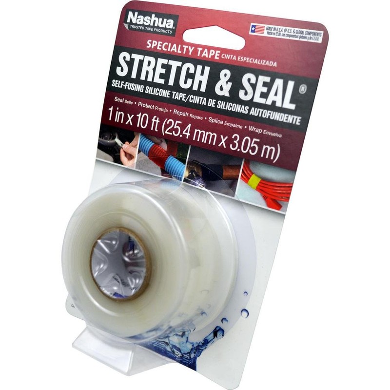 Nashua Stretch and Seal Self Fusing Silicone Tape: 1 inch