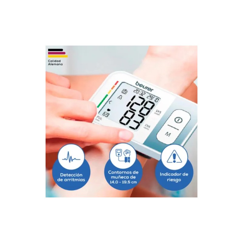 Medidor De Presión Arterial Digital Con Voz, Beurer Bc21