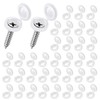 guangyuan Screw Covers 100pcs White Plastic Screw Cap Hinged Fold